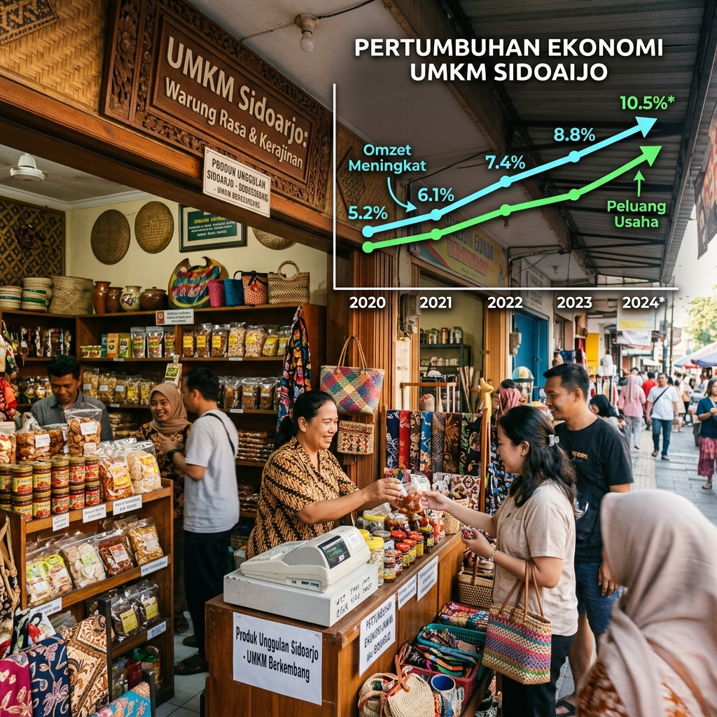 Delta Data: Laju Pertumbuhan UMKM Sidoarjo Meningkat 24 Persen dalam Tiga Tahun