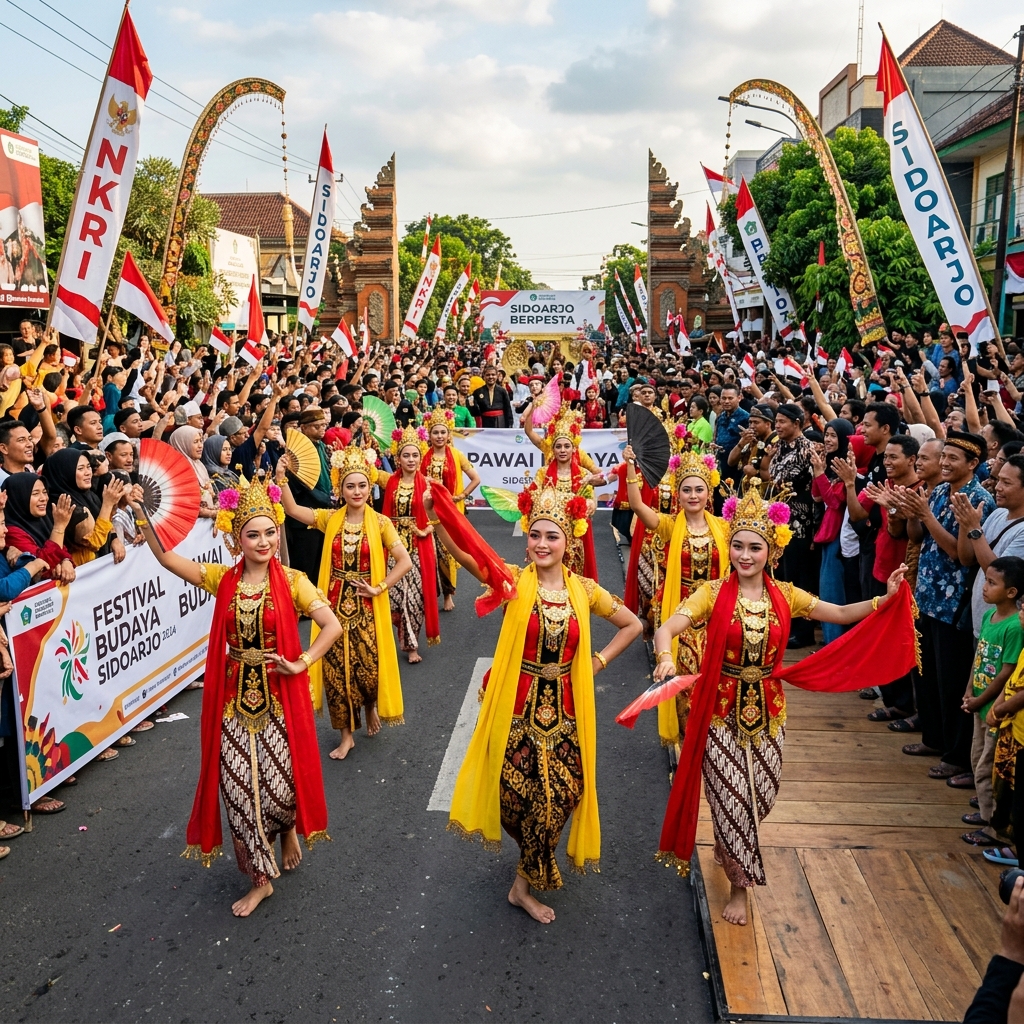 Galeri Foto: Kemeriahan Pesta Rakyat dan Festival Budaya Delta Sidoarjo