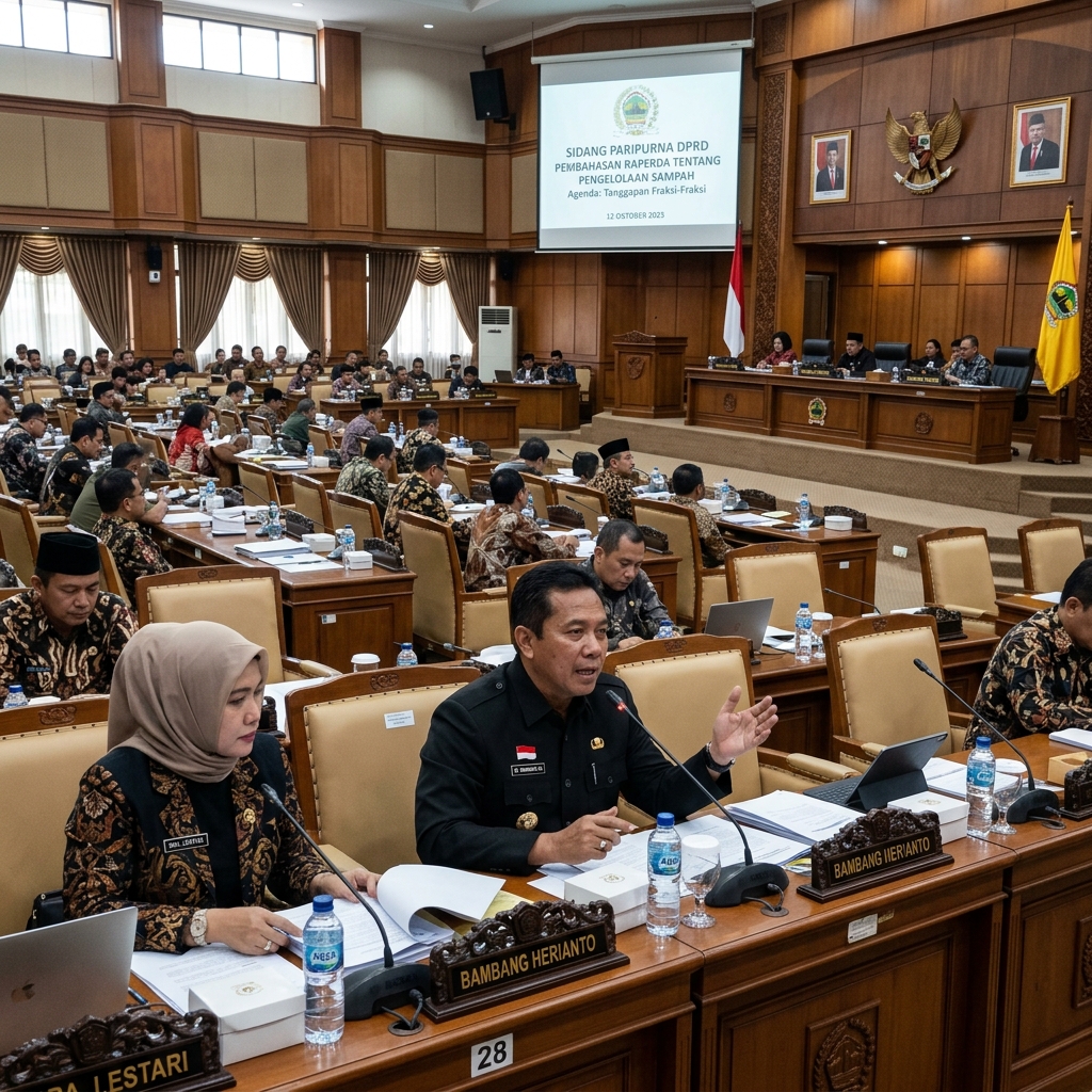 DPRD Sidoarjo Sahkan Raperda Pengelolaan Sampah Mandiri Tingkat Desa